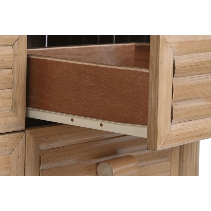 DKD Home Decor Cómoda Tropical 50 x 95 x 112 cm Natural Bambú Ratán 8 Cajones 5