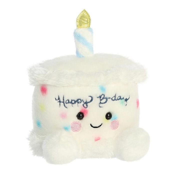 Palm Pals Peluche Tarta Cumpleaños Suave - 13cm 1 Palm Pals Peluche Tarta Cumpleaños Suave - 13cm 1