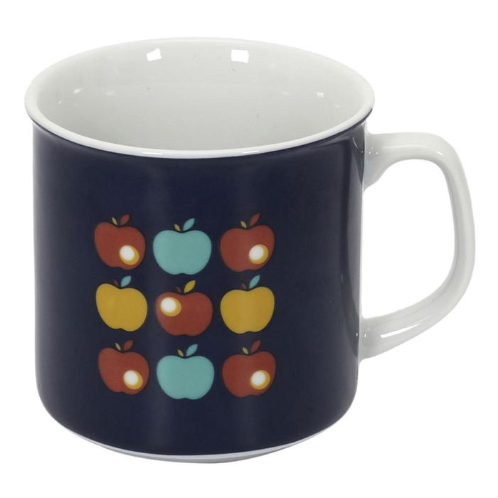 Home Deco Factory Mug 300 Ml Retro Tulipanes Manzanas Flor Bola 3
