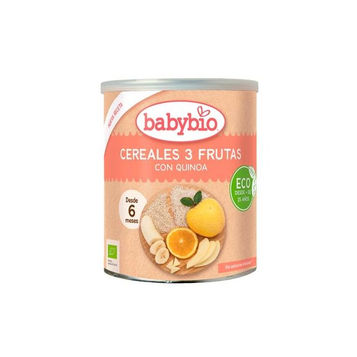 Papilla Cereales 3 Frutas Con Quinoa