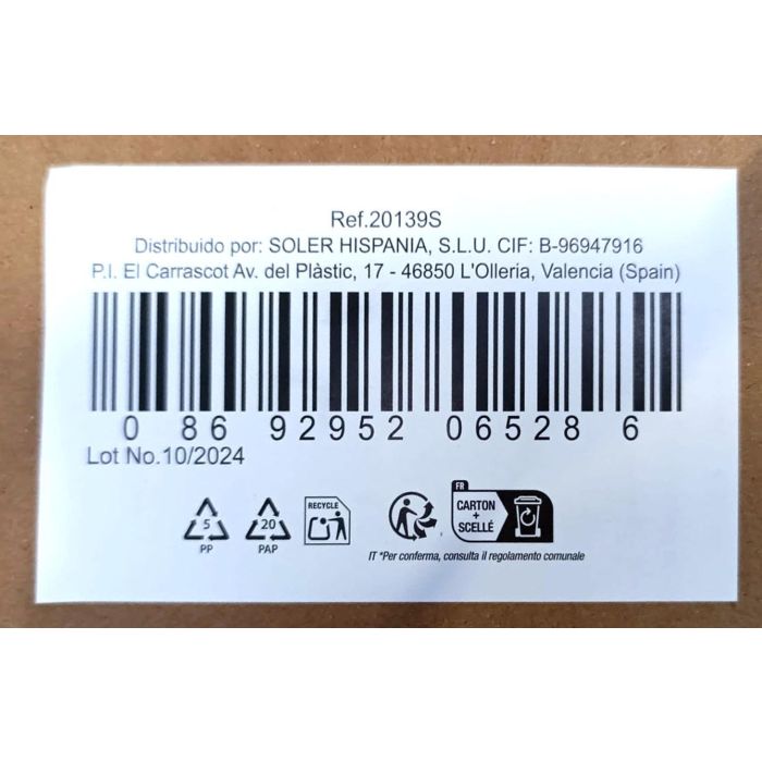 Lav Set 6 Vasos Alto 480 cc Colección Lal Medidas 6x8x14.6 cm (8 Cajas)