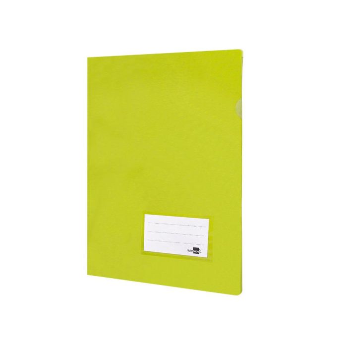 Carpeta Liderpapel Dossier A4 Uñero Amarillo Fluor Opaco 10 unidades 2