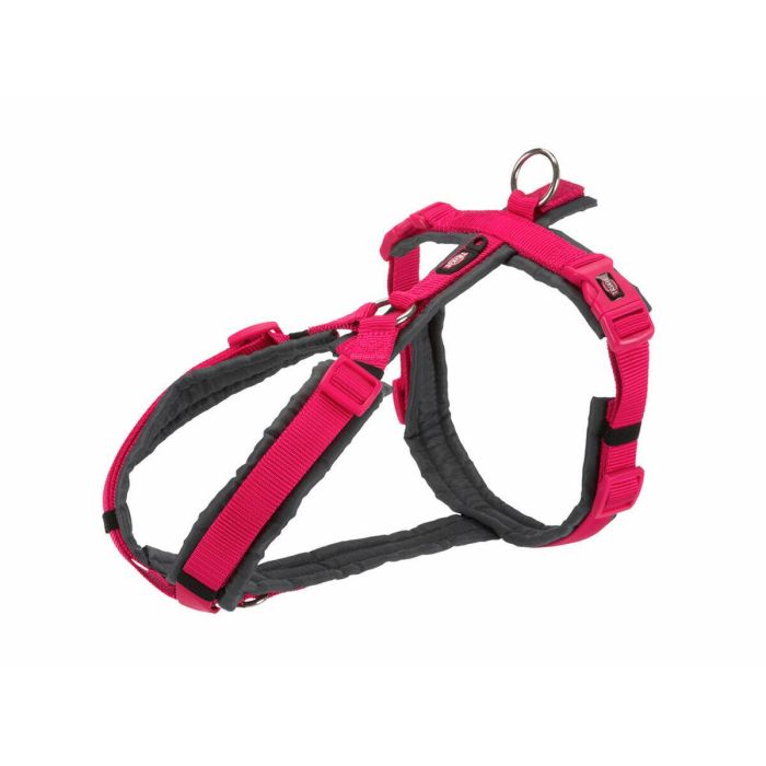 Arnés para Perro Trixie Premium Trekking Grafito Fucsia M