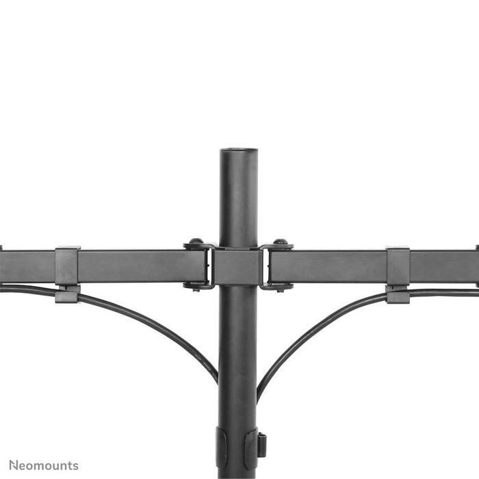 Neomounts Full Motion Dual Desk Stand For Two 10-32" Monitor Screens, Height Adjustable - Black 2 Neomounts Full Motion Dual Desk Stand For Two 10-32" Monitor Screens, Height Adjustable - Black 2