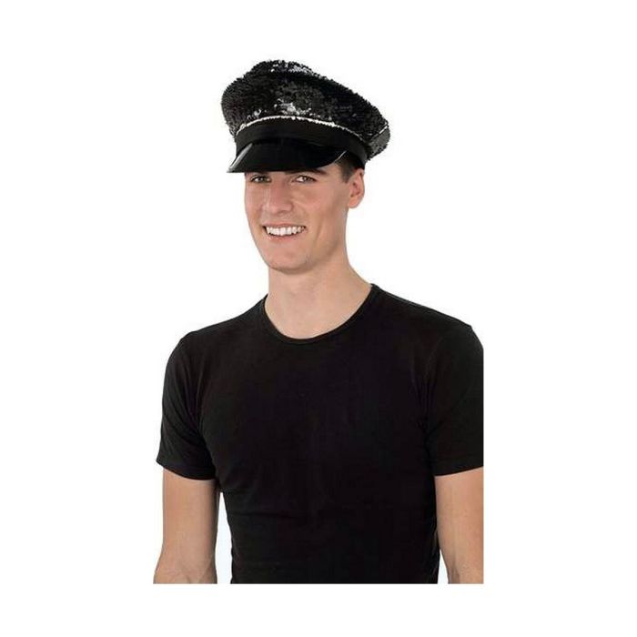 Gorra policía lentejuelas t/58 3 Gorra policía lentejuelas t/58 3