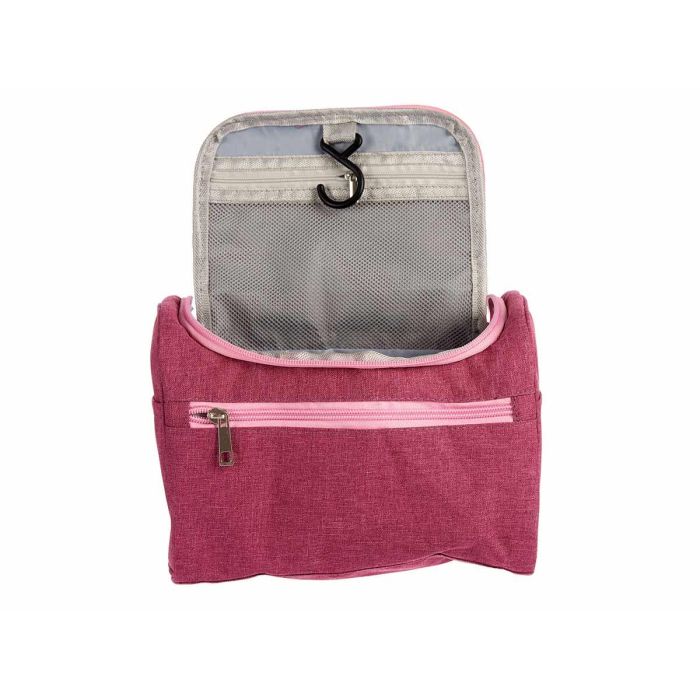 Neceser Viaje Portatil Surt Gris Rosa Berilo 14X18CM (8 Unidades) 2 Neceser Viaje Portatil Surt Gris Rosa Berilo 14X18CM (8 Unidades) 2