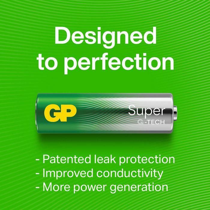 GP GP Super Alkaline AA-battery, 15A/LR6, 4-pack 5 GP GP Super Alkaline AA-battery, 15A/LR6, 4-pack 5
