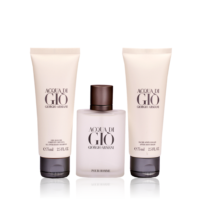 Armani Acqua Di Gio Edt 50 Ml Vapo + Bl 75Ml + Ash 75 Ml 2