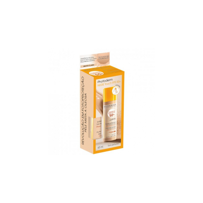 Bioderma Photoderm Nude Touch Spf50+ Doree 40 mL 2