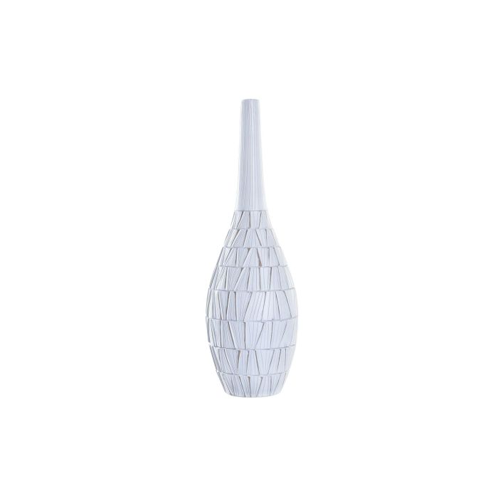 DKD Home Decor Jarron Nokko Moderno Resina Blanco 19 x 19 x 60 cm 0 DKD Home Decor Jarron Nokko Moderno Resina Blanco 19 x 19 x 60 cm 0