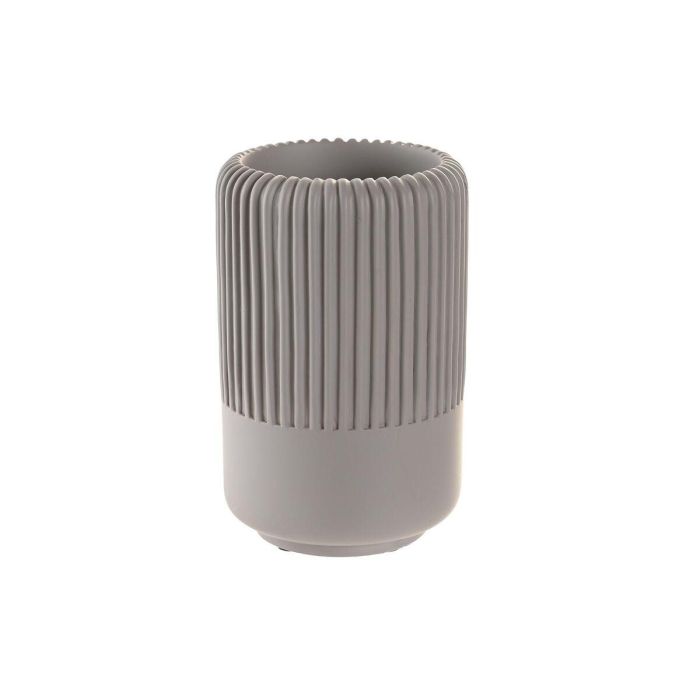 Vaso Scandi DKD Home Decor Gris 7 x 11 x 7 cm Vaso Scandi DKD Home Decor Gris 7 x 11 x 7 cm