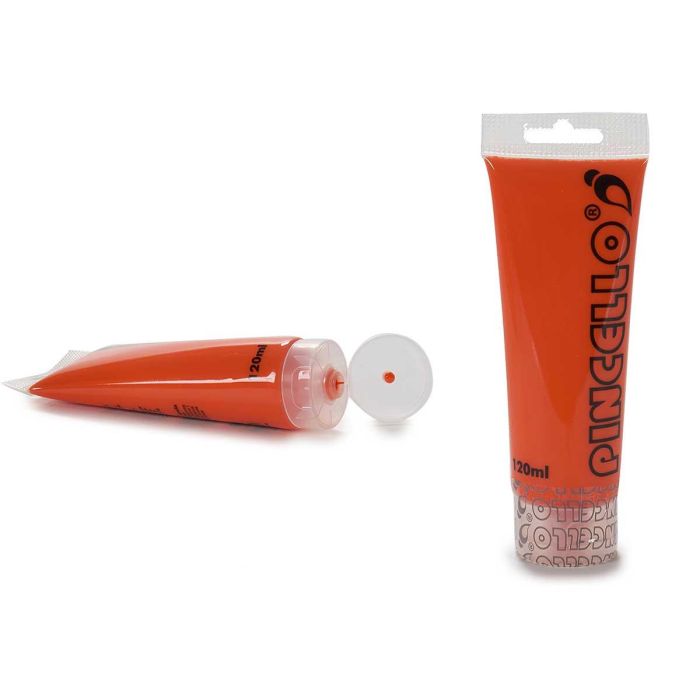 Pincello Tubo Pintura Acrílica 120 ml Naranja 1x1x1 cm (24 Unidades) Pincello Tubo Pintura Acrílica 120 ml Naranja 1x1x1 cm (24 Unidades)