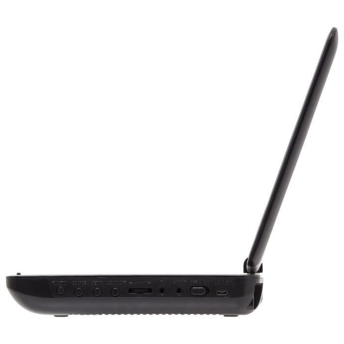 D-JIX PVS906-20 Reproductor de DVD portátil 9 giratorio - Negro 2 D-JIX PVS906-20 Reproductor de DVD portátil 9 giratorio - Negro 2