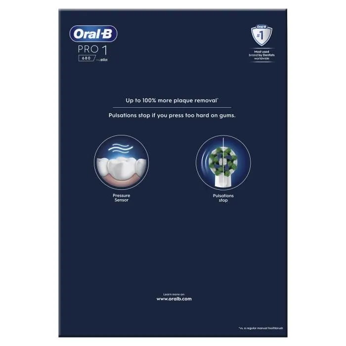 Oral-B Cepillos de Dientes Eléctricos Pack 2 Rosa y Negro con 2 Cabezales - ORA8001090915191