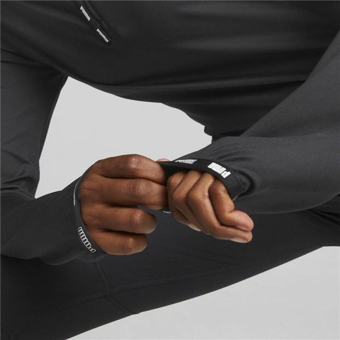 Camiseta de Manga Larga Mujer Puma Strong 1/4 Zip Negro 4 Camiseta de Manga Larga Mujer Puma Strong 1/4 Zip Negro 4