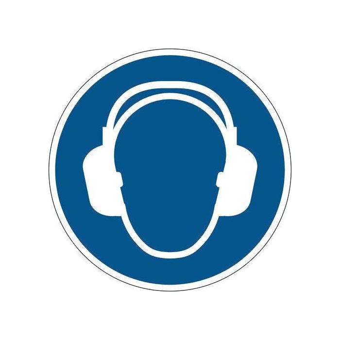 Marcaje Seguridad Durable Autoadhesivo Use Proteccion Auditiva