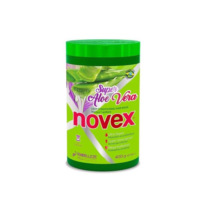 Mascarilla Capilar Profunda de Aloe Vera 400g - Novex | Hidratación, Reparación y Fortalecimiento para Todo Tipo de Cabello Mascarilla Capilar Profunda de Aloe Vera 400g - Novex | Hidratación, Reparación y Fortalecimiento para Todo Tipo de Cabello