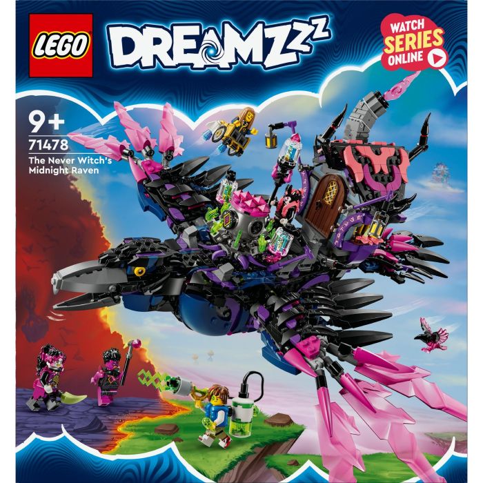 LEGO 71478 DREAMZzz El Cuervo de Medianoche de la Bruja Pesadilla - Set Modular 11 LEGO 71478 DREAMZzz El Cuervo de Medianoche de la Bruja Pesadilla - Set Modular 11