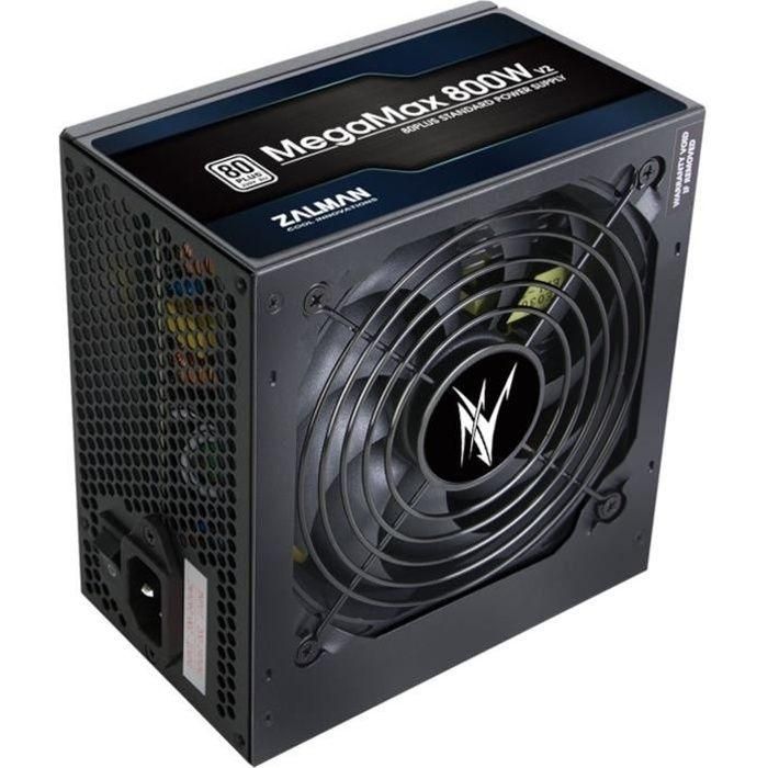 Zalman ZM800TXIIV2 MegaMax 800W v2 Fuente de Alimentación para PC 80 PLUS Zalman ZM800TXIIV2 MegaMax 800W v2 Fuente de Alimentación para PC 80 PLUS