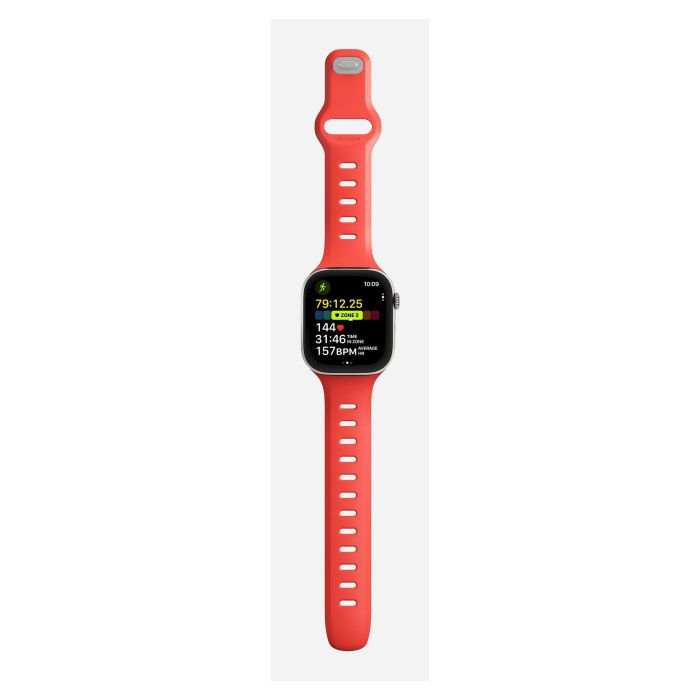 Nomad Tempo Band - Pulsera para Apple Watch 41mm / 42mm - Caucho, Color Coral Crush, Ajustable, Resistente al Agua 5