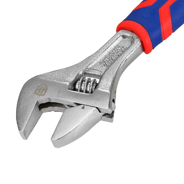 Workpro Llave ajustable 150mm acero al cromo-vanadio, mango bimaterial, resistente al óxido 3 Workpro Llave ajustable 150mm acero al cromo-vanadio, mango bimaterial, resistente al óxido 3