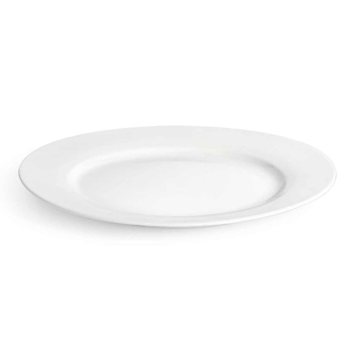 Vessia Plato Llano Porcelana Blanco 27 cm (Set de 24) 1