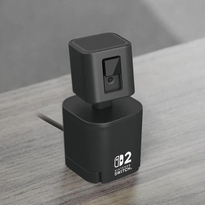 Cámara de video USB - HORI - Nintendo Switch 2 - Brazo flexible y cubierta de lente - Negra 1