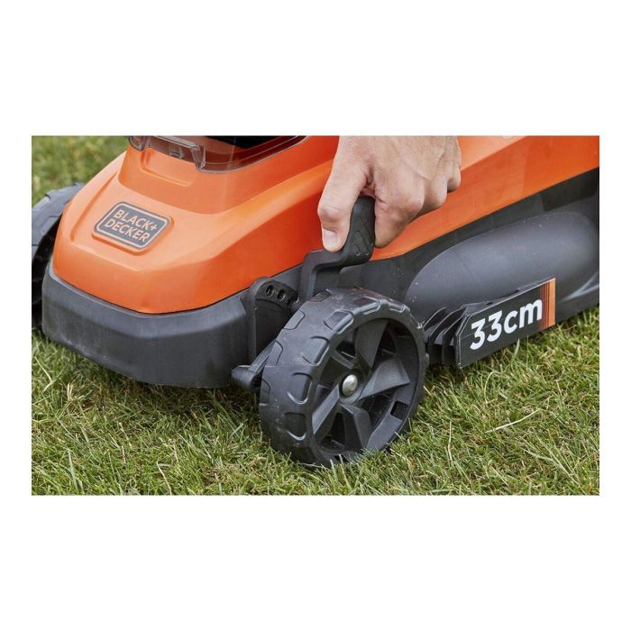 Black & Decker BCMW3318L2-QW Cortacésped Inalámbrico Litio 18V 33 cm, 2.5Ah con 2 baterías y cargador 1
