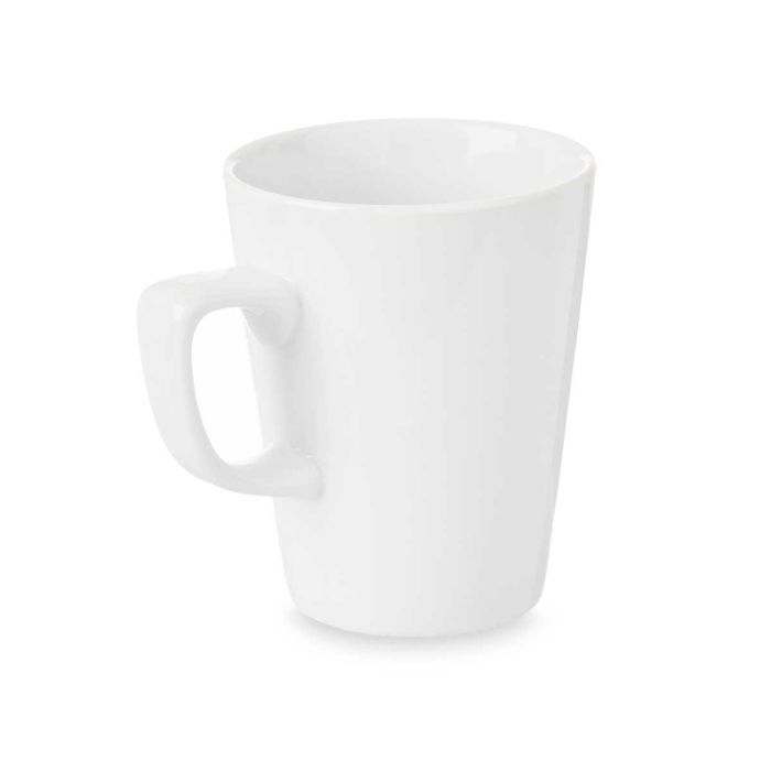 Taza de desayuno Vessia porcelana blanca 350 ml, 11.5x10.5x8.5 cm, apta lavavajillas y microondas (24 Unidades) 1 Taza de desayuno Vessia porcelana blanca 350 ml, 11.5x10.5x8.5 cm, apta lavavajillas y microondas (24 Unidades) 1