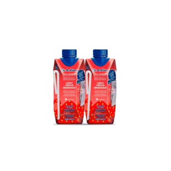Bioralsuero Fresa 2X330Ml. Bioralsuero Fresa 2X330Ml.