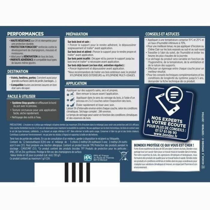Bondex BON3261544390973 Tinte Satinado Alta Protección 2 en 1 5 años Roble Dorado 1 Bondex BON3261544390973 Tinte Satinado Alta Protección 2 en 1 5 años Roble Dorado 1