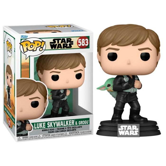 Figura POP Star Wars El Libro de Boba Fett 2 Luke Skywalker & Grogu 2 Figura POP Star Wars El Libro de Boba Fett 2 Luke Skywalker & Grogu 2