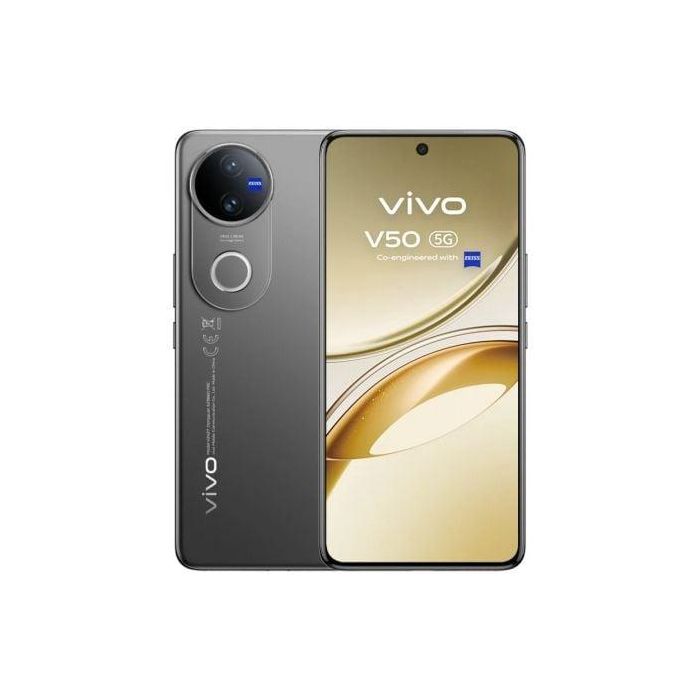 Vivo 5668816 V50 12GB RAM 512GB 6.77" 5G Negro, Cámara ZEISS 50MP, Snapdragon 7 Gen 3, Batería 6000mAh, Carga 90W