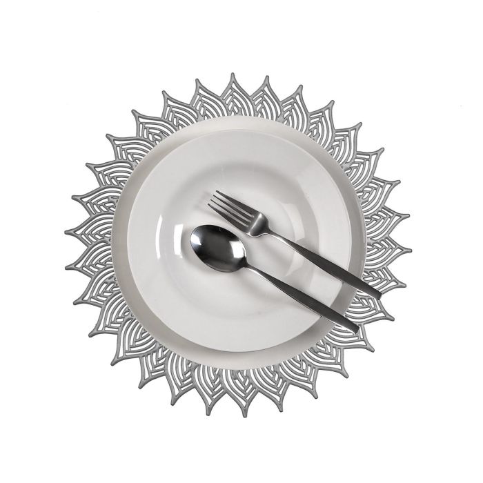 Salvamantel Plateado Versa (6 Unidades) 1 Salvamantel Plateado Versa (6 Unidades) 1