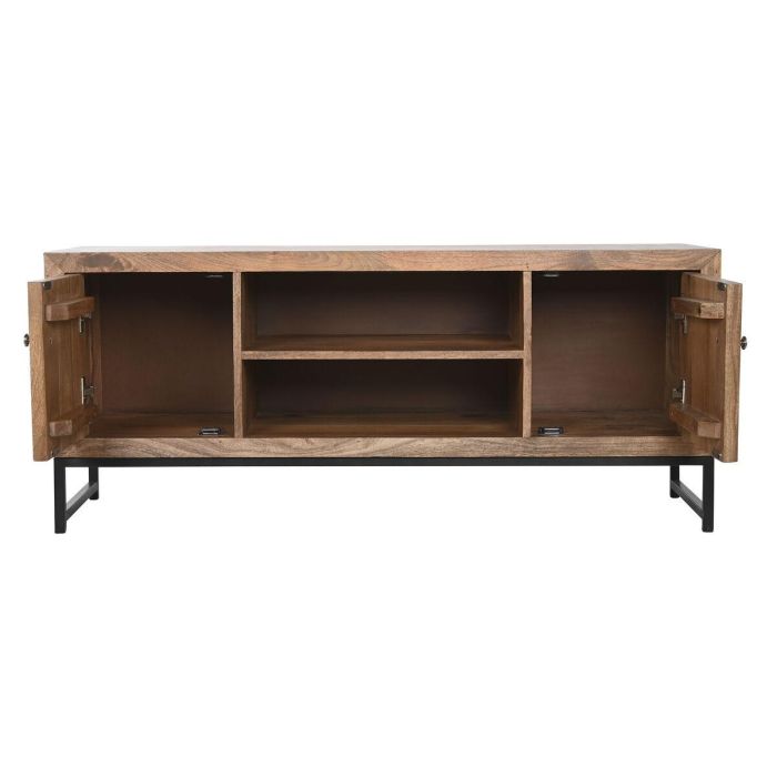 Mueble Tv Indio DKD Home Decor Natural Plateado 38 x 60 x 130 cm 7