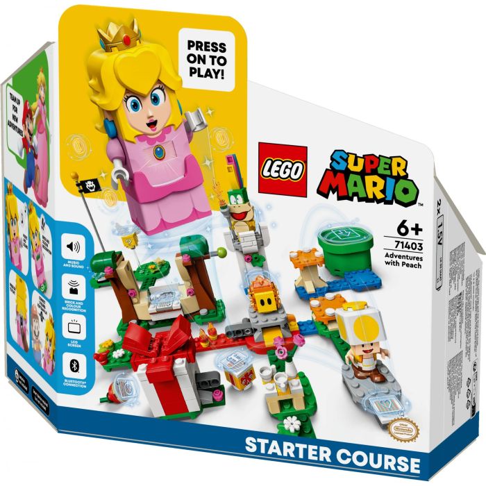 LEGO 71403 Super Mario Aventuras con Peach – Set Inicial con Figura Interactiva, Toad y Lemmy 6 LEGO 71403 Super Mario Aventuras con Peach – Set Inicial con Figura Interactiva, Toad y Lemmy 6
