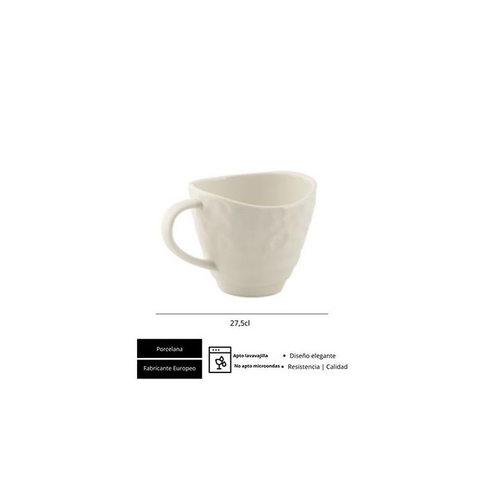 Barista Taza Blanco H 7 27 Cl Ø9 cm (6 Unidades) 1 Barista Taza Blanco H 7 27 Cl Ø9 cm (6 Unidades) 1