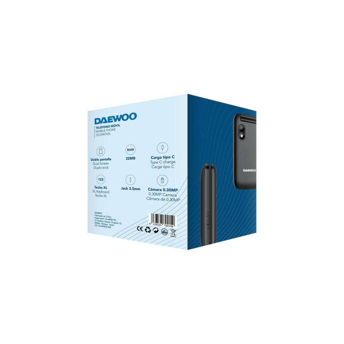 Teléfono Móvil para Mayores Daewoo 2,8" 32 GB Negro 1