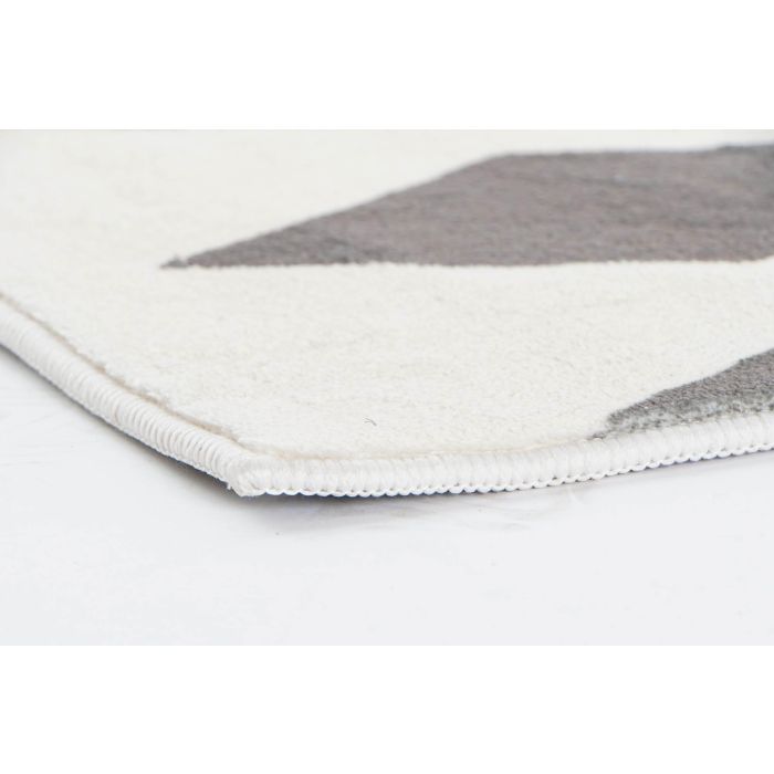 DKD Home Decor Alfombra Moderna de Poliéster Multicolor con Rombos 240x60 cm 600 gsm (2 Unidades) 3