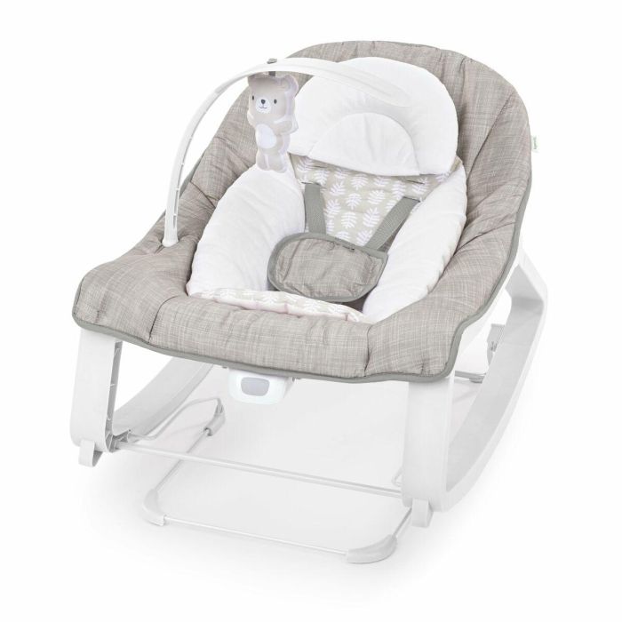 Ingenuity ING17499 Mecedora para bebé 3 en 1 Keep Cozy - Linden - 3 posiciones, arco con peluches extraíbles, hasta 18 kg 10