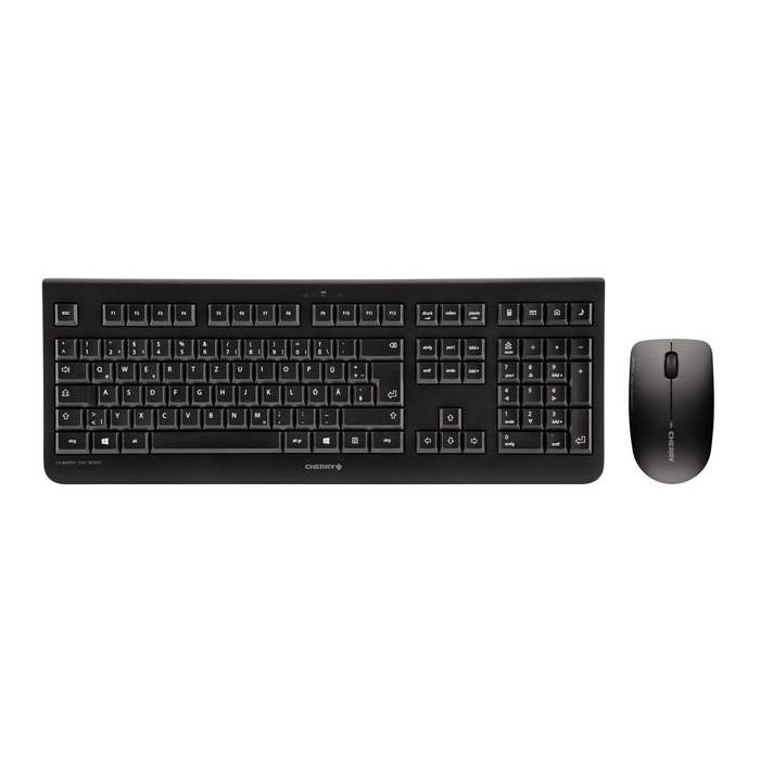 Cherry DW 3000 Kit Teclado y Ratón Inalámbrico AZERTY Francés Negro