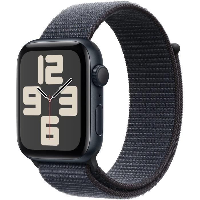 Apple Watch SE GPS - 44 mm - Caja de aluminio medianoche - Correa deportiva en color tinta