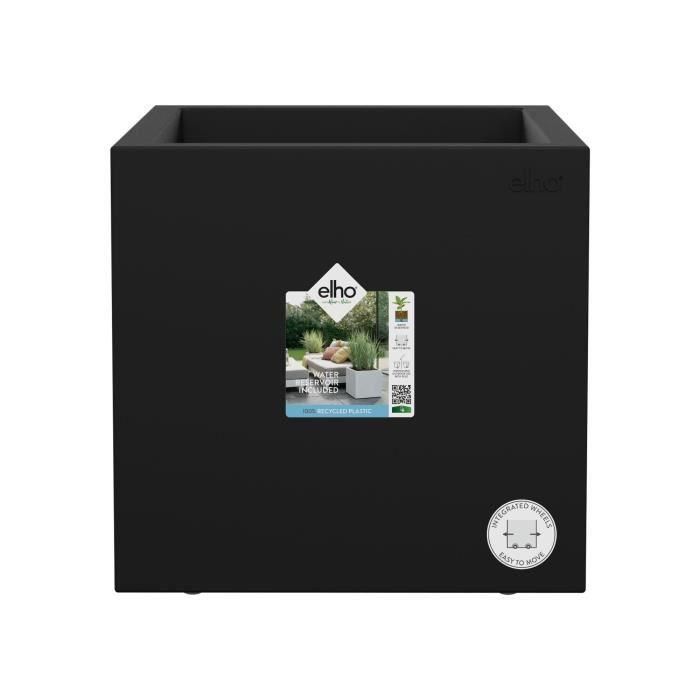 Jardinera Elho Vivo Next Square 40 - Negro - Ø 39 x H 38 cm - interior/exterior - 100% reciclado Jardinera Elho Vivo Next Square 40 - Negro - Ø 39 x H 38 cm - interior/exterior - 100% reciclado