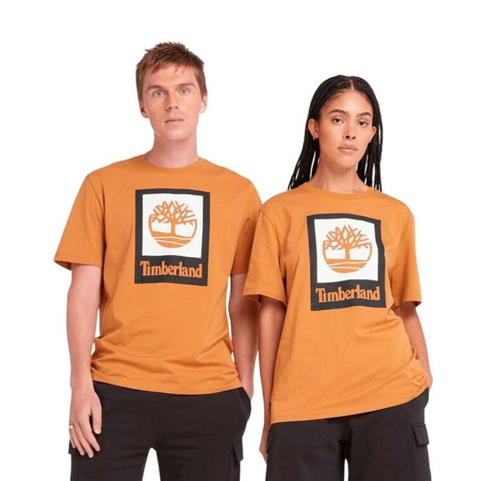 Camiseta de Manga Corta Hombre Timberland Stack Logo Colored Short Sleeve Naranja 6 Años 0 Camiseta de Manga Corta Hombre Timberland Stack Logo Colored Short Sleeve Naranja 6 Años 0
