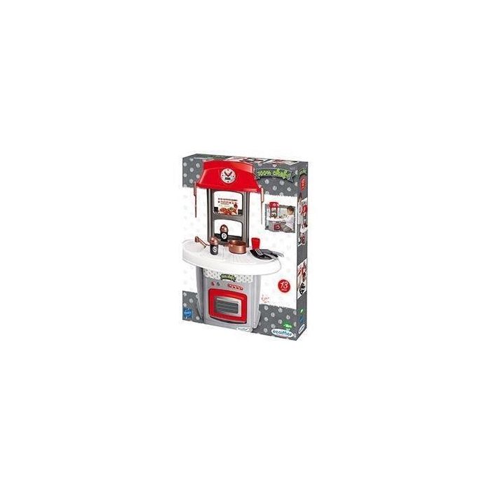 Ecoiffier 1697 Pequeña Cocina de Juguete de Concha con Horno, Fregadero, Placa y Accesorios, para Niños +18 meses 4