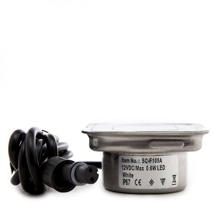 Foco LED Empotrable 0.6W 60Lm IP67 12VDC "Arabella" 50.000H [SC-F105A 2