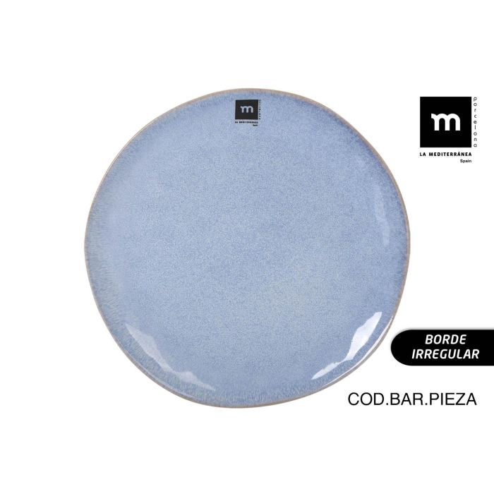 Plato Macarella Blue 26.5 cm - Inde (12 Unidades) Plato Macarella Blue 26.5 cm - Inde (12 Unidades)