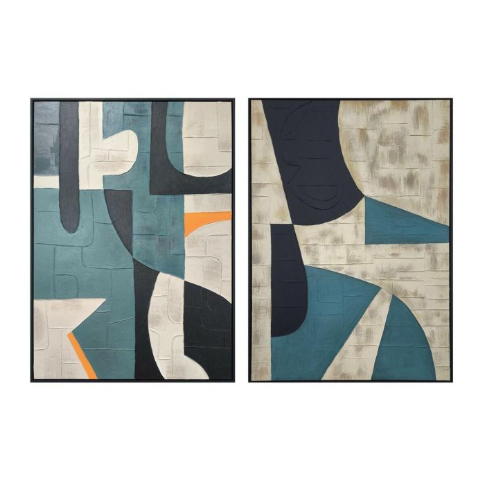 Cuadro Urban DKD Home Decor Verde Negro 3.5 x 123 x 83 cm (2 Unidades) Cuadro Urban DKD Home Decor Verde Negro 3.5 x 123 x 83 cm (2 Unidades)