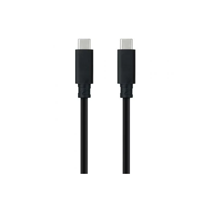 Nanocable 10.01.4103 Cable USB 3.2 Tipo-C Macho a USB Tipo-C Macho Negro 3m 100W 20Gbps 1