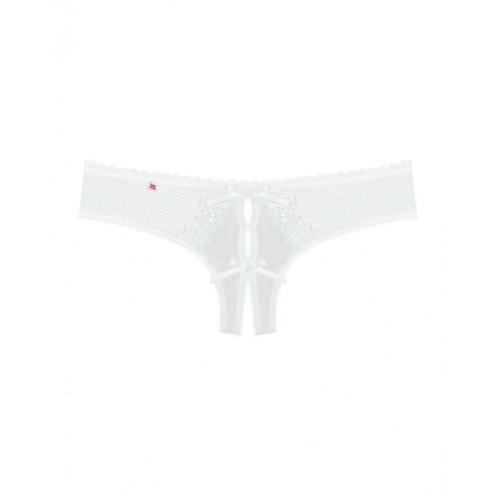 Bragas Blancas con Encaje Alabastra Obsessive OBS-8208991-S/M-OLD S/M Blanco 2